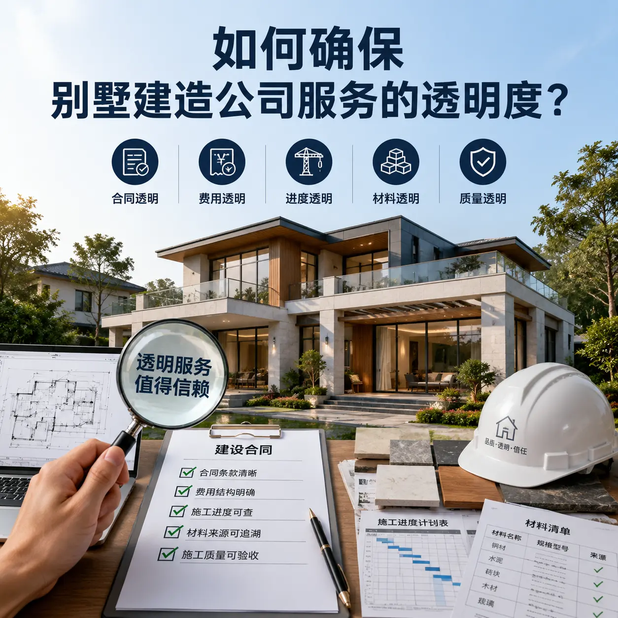 在 贵州 如何确保别墅建造公司服务的透明度？
