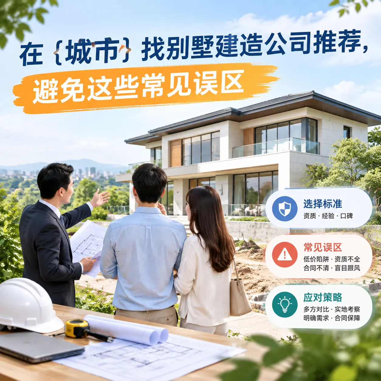 在 贵州 找别墅建造公司推荐，避免这些常见误区