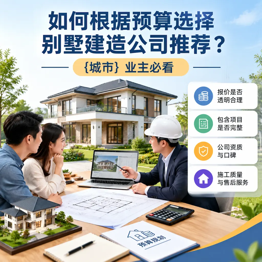如何根据预算选择别墅建造公司推荐? 贵州 业主必看